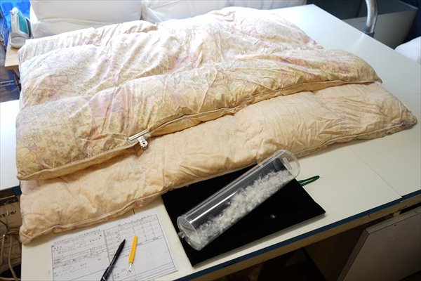 フランスベッドの羽毛布団をリフォーム画像