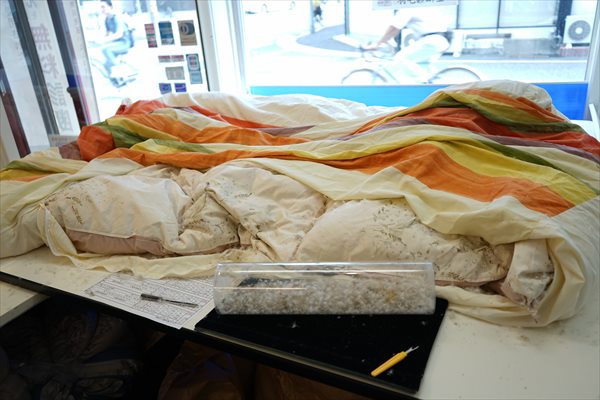 30年使用の大阪西川の羽毛布団をリフォームしたい画像